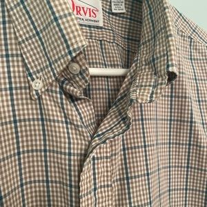 Vintage Orvis Shirt plaid Long sleeve button up size Large